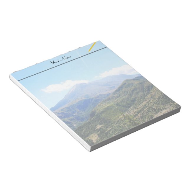 Cuaderno de notas de fotografía de paisajes. (Lado Derecho)