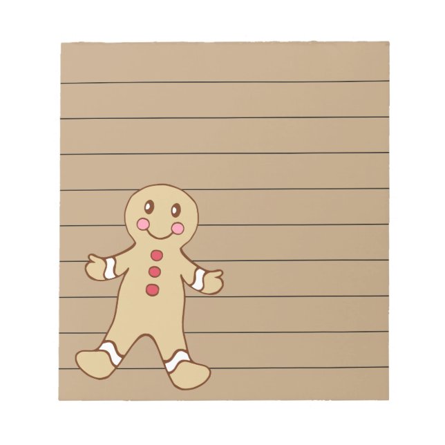 Cuaderno de notas de galleta de Navidad dulce (Frente)