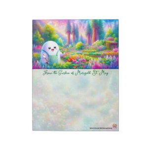 Cuaderno de notas de jardinería fantasma