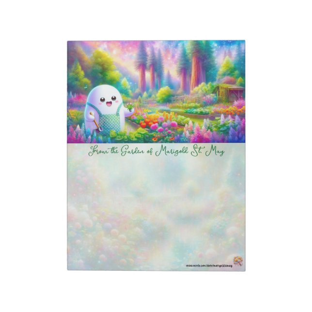 Cuaderno de notas de jardinería fantasma (Lado Izquierdo)