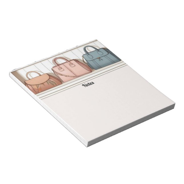 Cuaderno de notas de moda de bolsos coloridos (Lado Derecho)