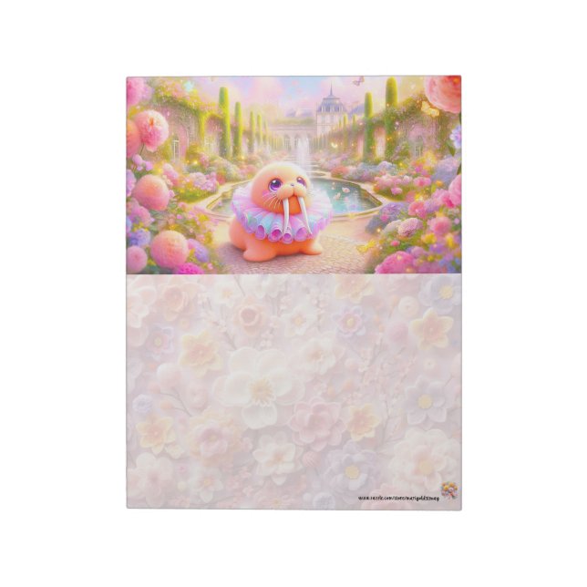Cuaderno de notas de morsa linda (Lado Izquierdo)