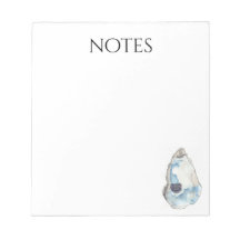 cuaderno de notas de ostras