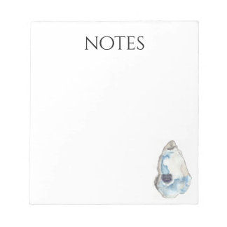 cuaderno de notas de ostras