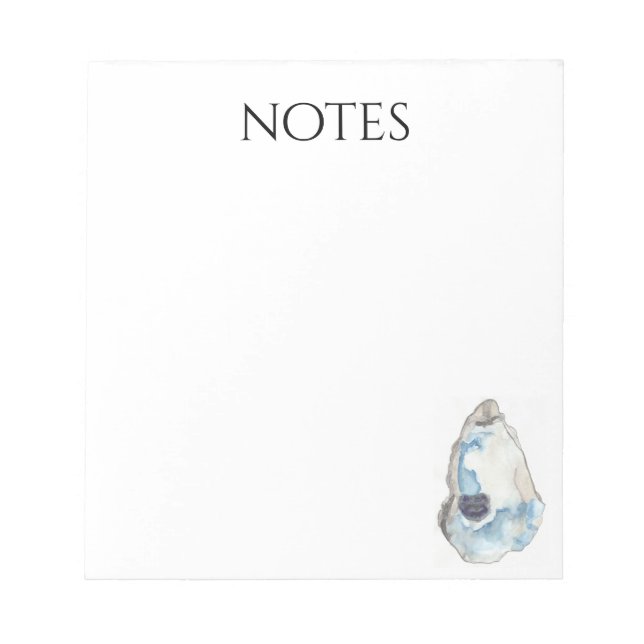 cuaderno de notas de ostras (Frente)