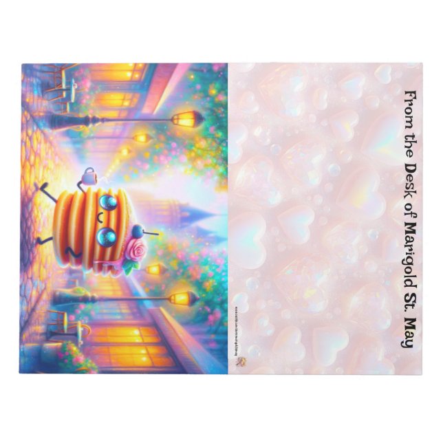Cuaderno de notas de Panqueque Feliz (Frente)