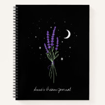 Cuaderno de notas de Personalizado de Lavender Dre