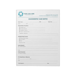 Cuaderno de notas de progreso de tratamiento de en