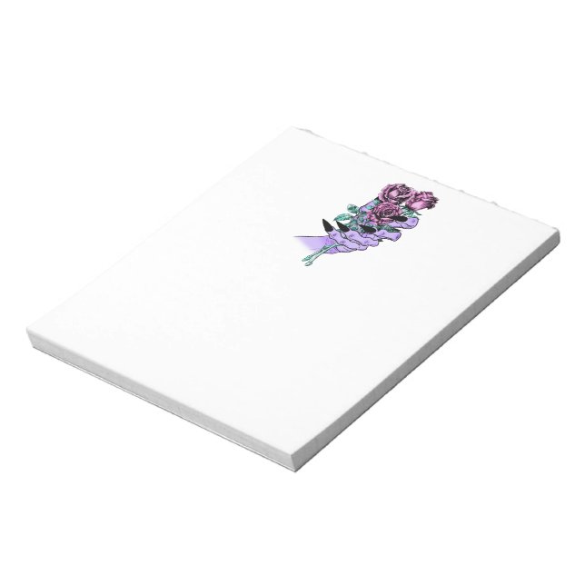 Cuaderno de notas de ramo gótico (Lado Izquierdo)