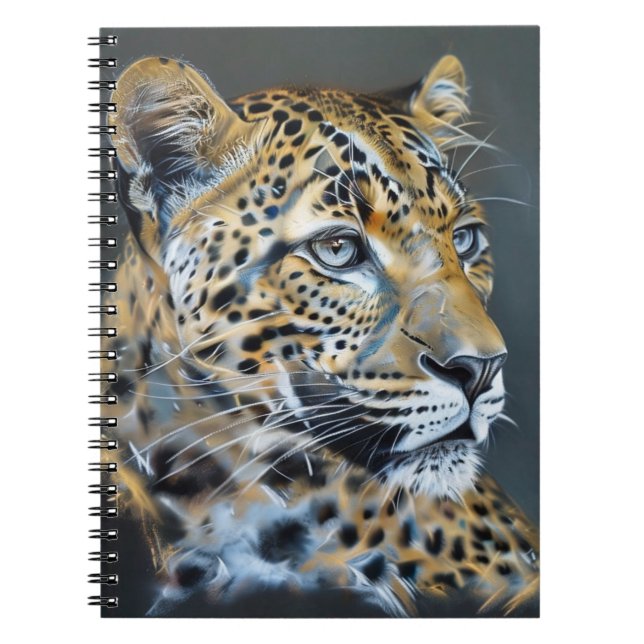 Cuaderno de notas del leopardo pintado (Frente)