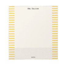 Cuaderno de notas del profesor con marco elegante