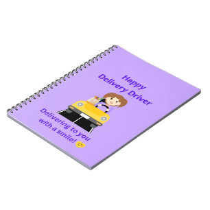 Cuaderno de notas Diario de conductor de entrega f