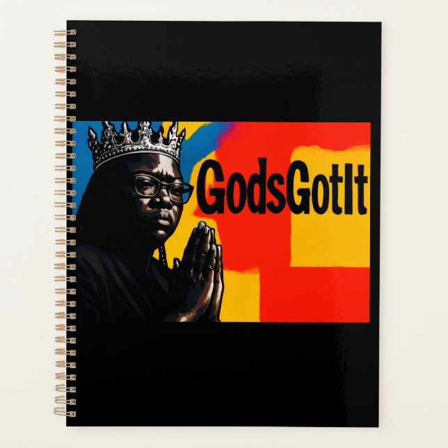 Cuaderno de notas Dios lo tiene (Anverso)