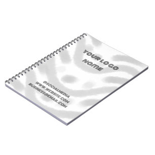 Cuaderno de notas elegante simple personalizado co