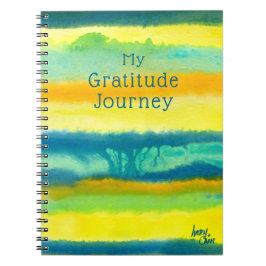 Cuaderno de notas en espiral azul verdoso con tang