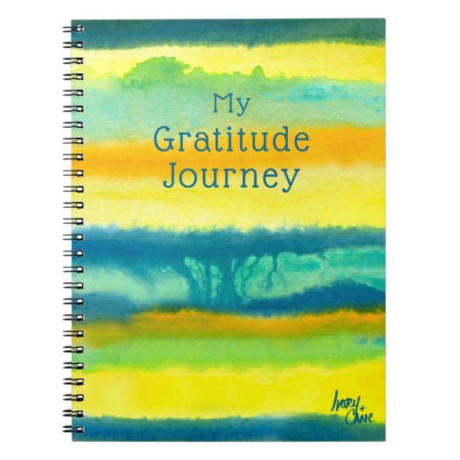 Cuaderno de notas en espiral azul verdoso con tang (Frente)