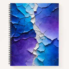 Cuaderno de notas en espiral de arte de papel negr