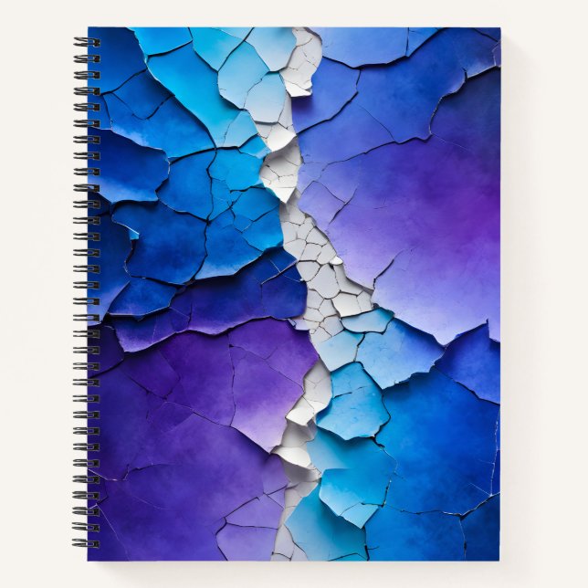 Cuaderno de notas en espiral de arte de papel negr (Anverso)