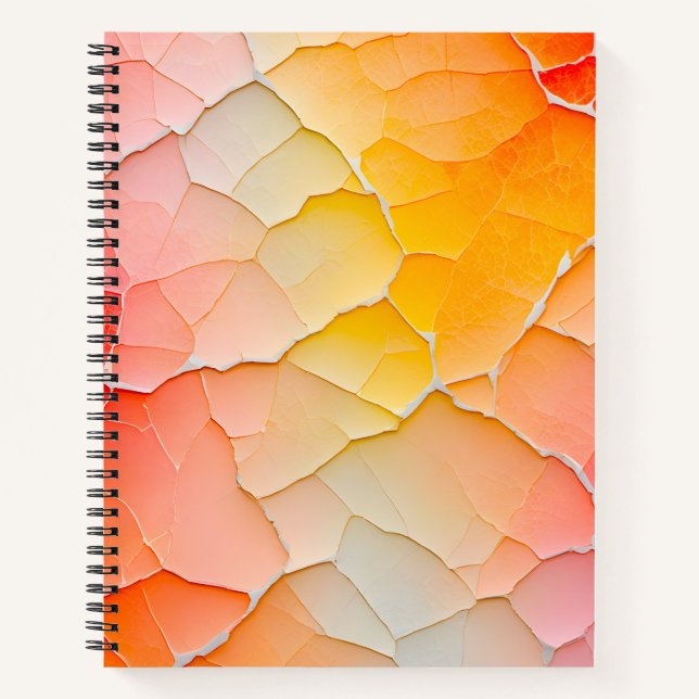 Cuaderno de notas en espiral de arte de papel negr (Anverso)