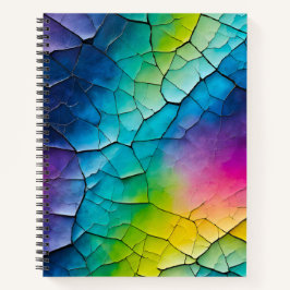 Cuaderno de notas en espiral de arte de papel negr