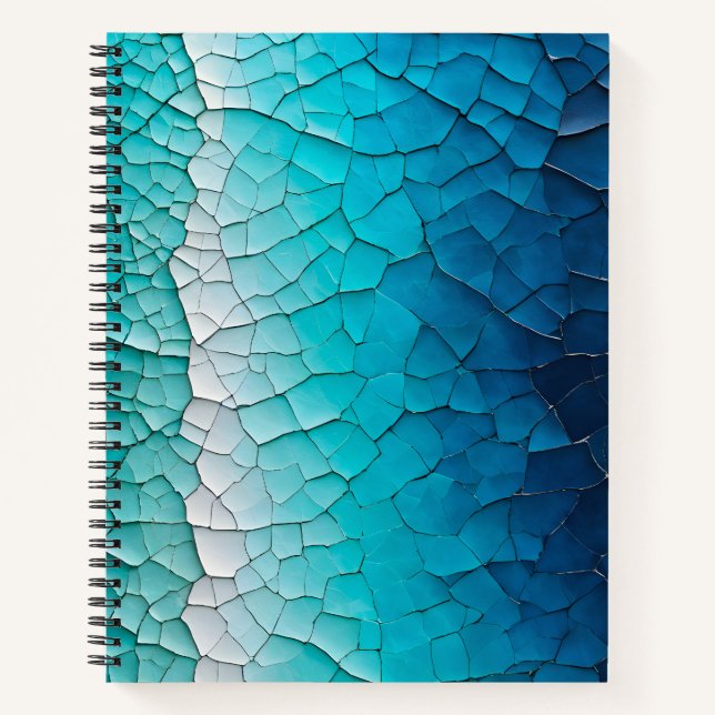 Cuaderno de notas en espiral de arte de papel negr (Anverso)