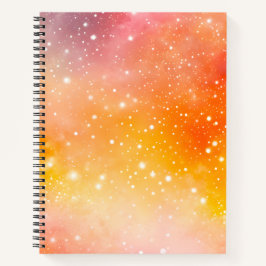 Cuaderno de notas en espiral de arte galáctico col