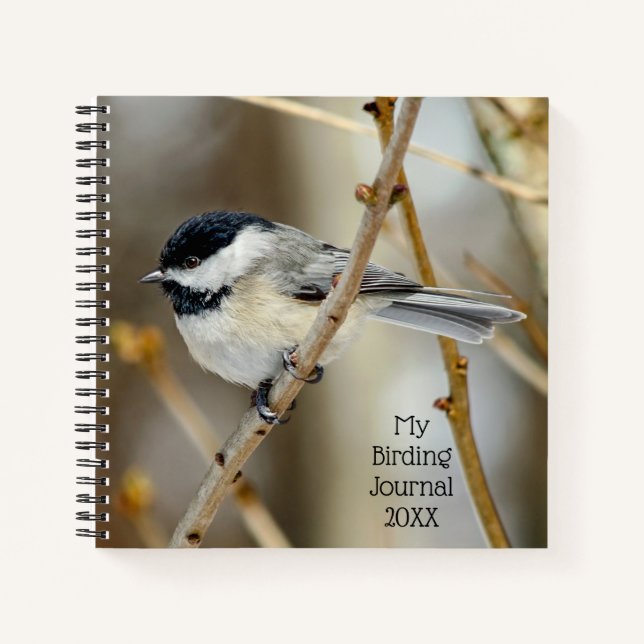 Cuaderno de notas en espiral de My Birding Journal (Anverso)