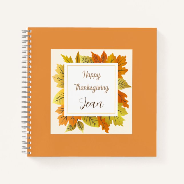 Cuaderno de notas en espiral de regalo de regalo d (Anverso)