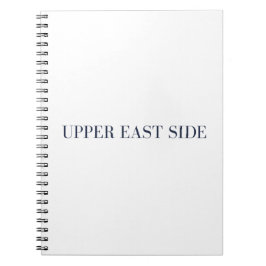 Cuaderno de notas en espiral del Upper East Side