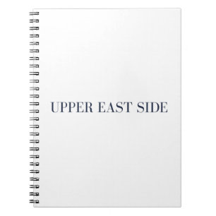 Cuaderno de notas en espiral del Upper East Side