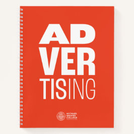 Cuaderno de notas en espiral publicitaria de MGC d