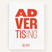 Cuaderno de notas en espiral publicitaria de MGC d