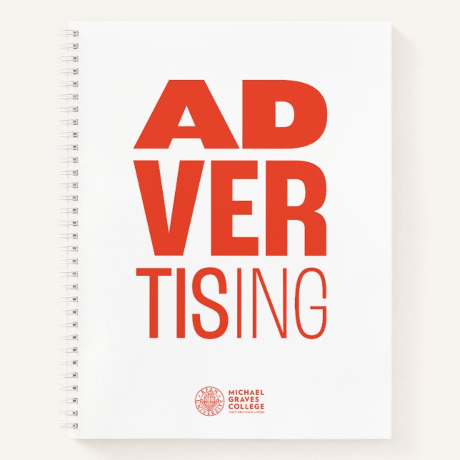 Cuaderno de notas en espiral publicitaria de MGC d (Anverso)