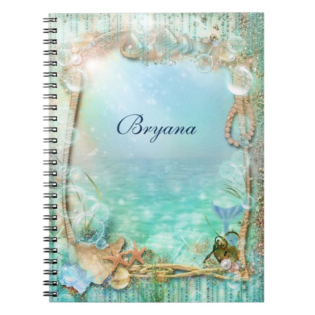 Cuaderno de notas Encantado Bajo el Mar Elegante (Frente)