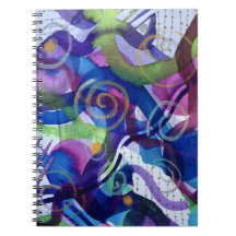 Cuaderno de notas encuadernado en espiral
