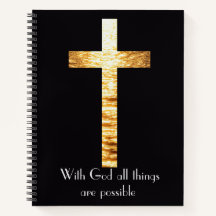 Cuaderno de notas espiral con Dios Diario