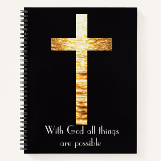 Cuaderno de notas espiral con Dios Diario