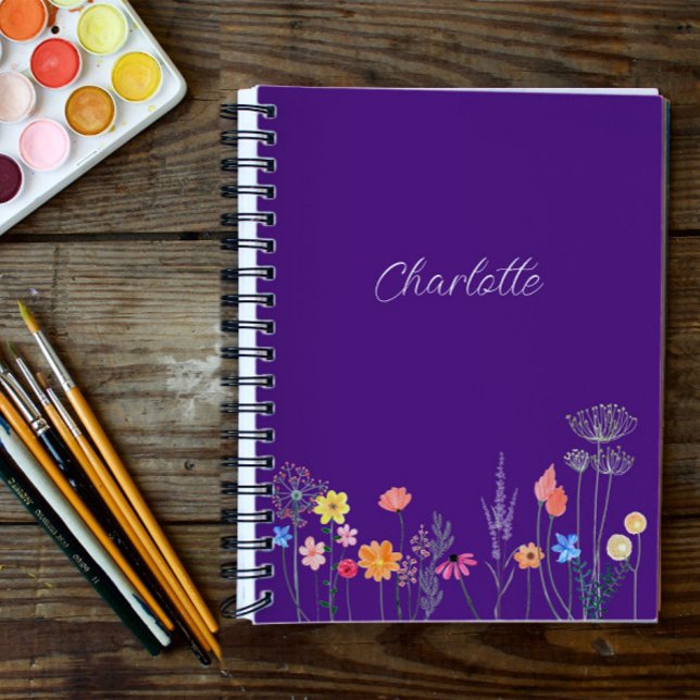 Cuaderno de notas espirales de flores de jardín mo (Subido por el creador)
