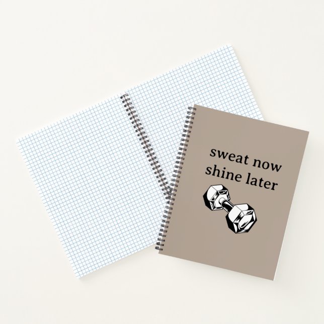 Cuaderno de notas limpio y sin serifas en negrita (Interior)