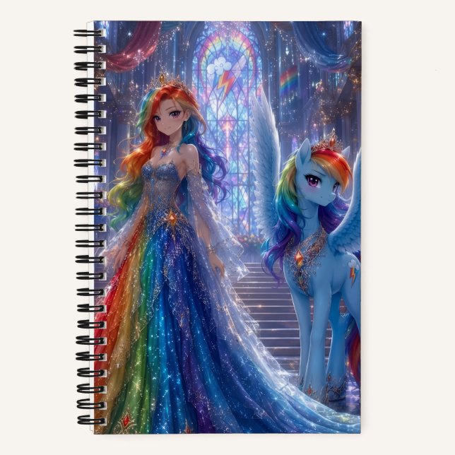 Cuaderno de notas mágico de cuento de hadas en esp (Anverso)