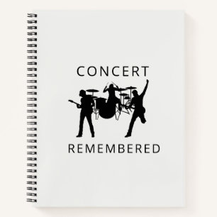 Cuaderno de notas minimalista en sans serif negrit