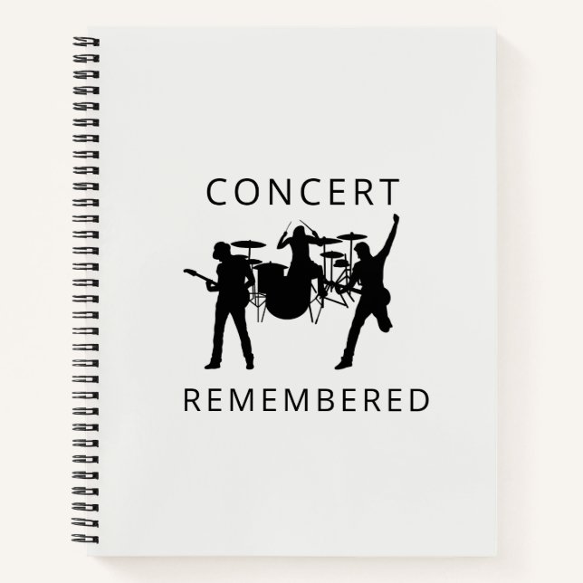 Cuaderno de notas minimalista en sans serif negrit (Anverso)