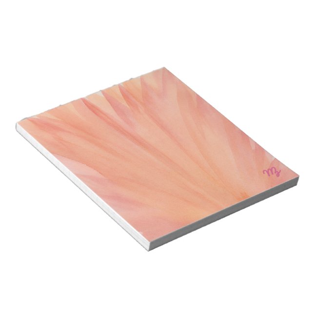 Cuaderno de notas naranja (Lado Derecho)