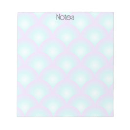 Cuaderno de notas Ombre azul con volantes