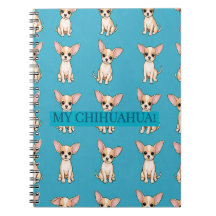 Cuaderno de notas para cachorros de Chihuahua