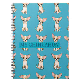 Cuaderno de notas para cachorros de Chihuahua