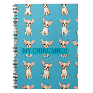 Cuaderno de notas para cachorros de Chihuahua