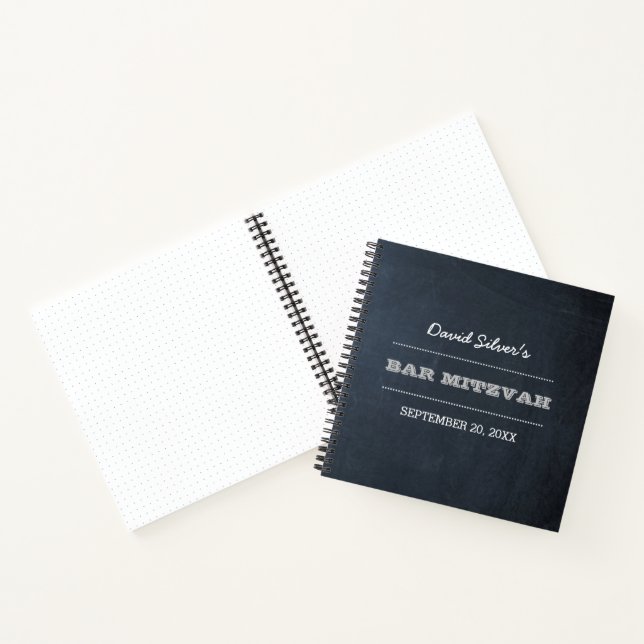 Cuaderno de notas para invitados del Chalkboard Si (Interior)