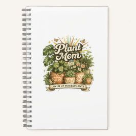 Cuaderno de notas para la mamá de las plantas aman