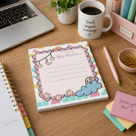 Cuaderno De Notas Personalizado Colorido De Una No